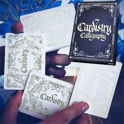 Cardistry Calligraphy Golden playing cards