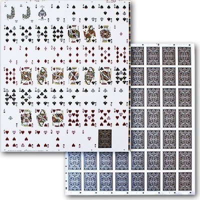 Jugando a las cartas - Papilio sin cortar