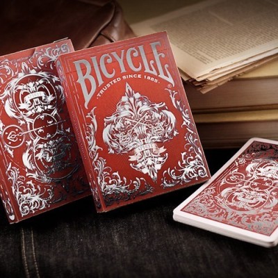 Spirit II playing cards - Red metal Lux