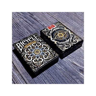 Fahrradspielkarten - Realms Black Deck