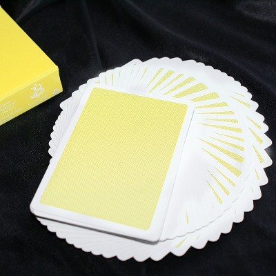 Steel - Yellow playing cards