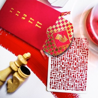 Cartes à jouer Ellusionist Knights rouges