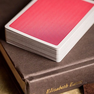 Steel Playing Cards Red
