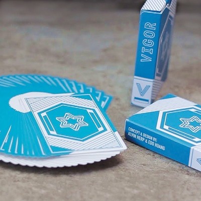 Kräftige Spielkarten - Blaue Ausgaben