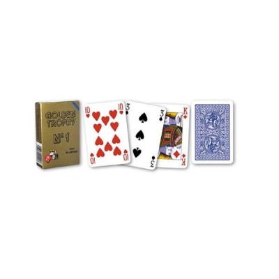 Carte da Bridge Golden trophy - Blu