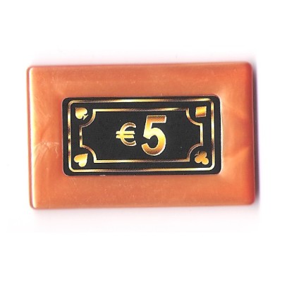 Fiches plastica madreperlata - 5 €