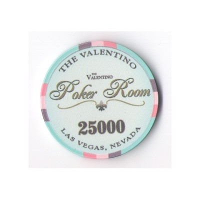 Fiches ceramica - Valentino Poker Room 25000