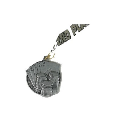 Poker Medaille - Silber
