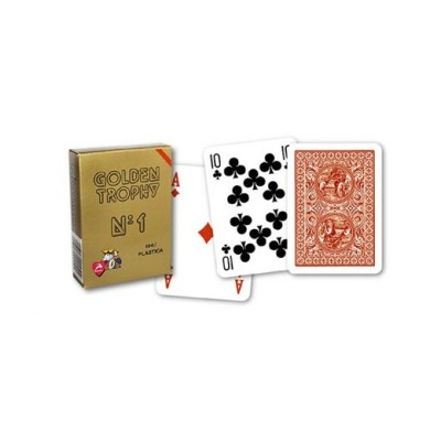 Carte da Poker Modiano Golden Trophy Rosso