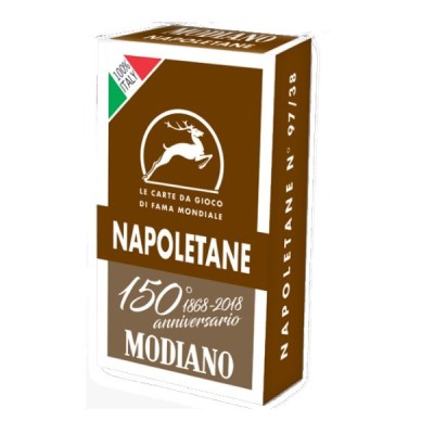 Carte da gioco Napoletane marrone 150 Modiano
