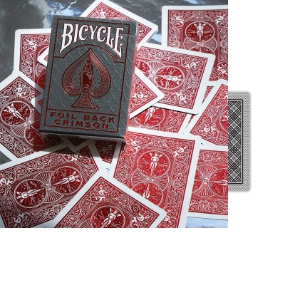 Bicycle playing cards - Metalluxe new - Red