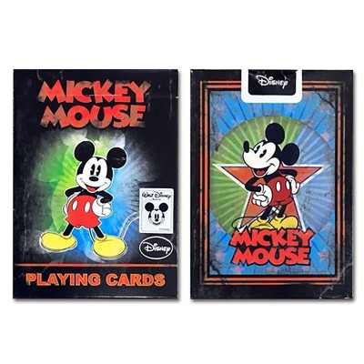 Vintage Mickey jugando a las cartas