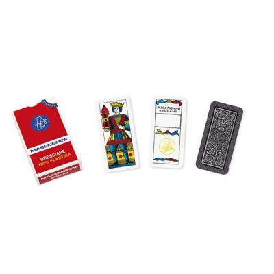 Carte da gioco Bresciane Masenghini Plastica