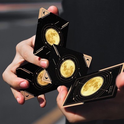 The Moon playing cards