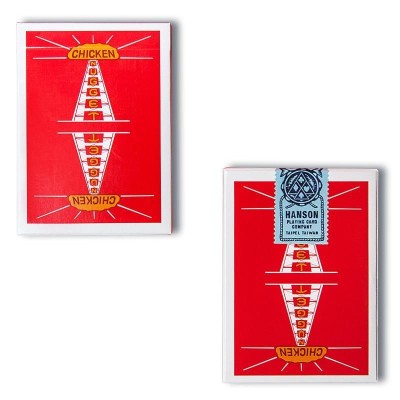 Cartes à jouer Vintage Chicken Nugget - Rouge