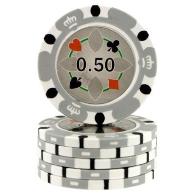 Crown Casino Gray chips 0.50