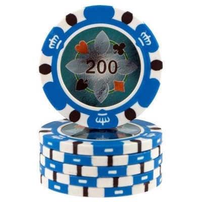 Fiches Crown Casino Light Blue 200