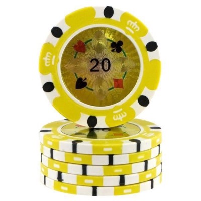 Fiches Crown Casino Yellow 20