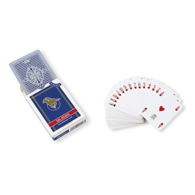 Cartes à jouer poker San Siro dos bleu plastique Dal Negro