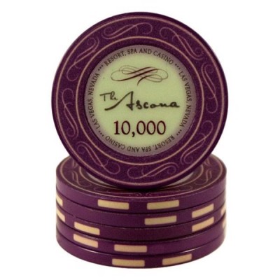 Ascona Purple 10000 Keramikchips
