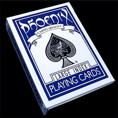 Carte da gioco Phoenix - Large Index Decks - Dorso blu