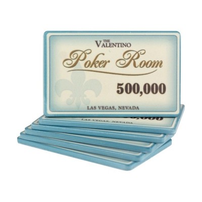 Placca Valentino Poker Room 500.000